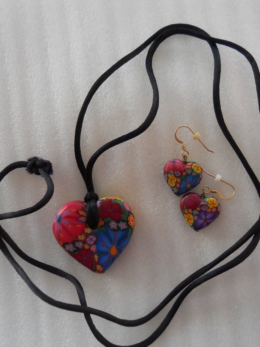 Heart Necklace & Earring Set    531